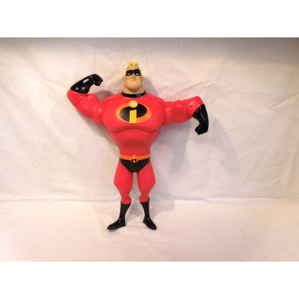 Disney Pixar The Incredibles Mr Incredible Deluxe Talking Figure Hasbro 14"